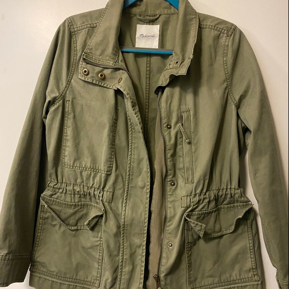 Madewell Army Green Utility/Surplus Jacket, Large